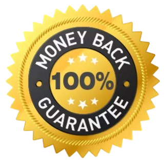 100% money back guarantee