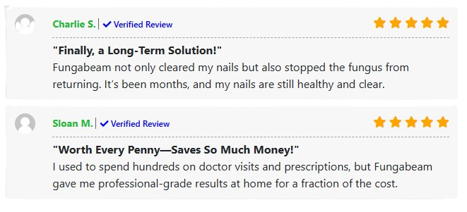 Fungabeam customer Reviews