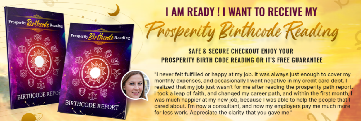 Prosperity Birth Code Reading certification